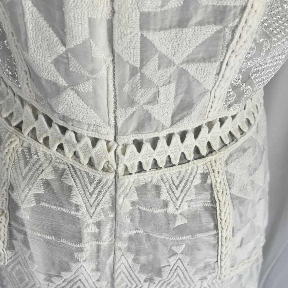 eri and ali White Lace Dress Size 8 - Picture 9 of 10
